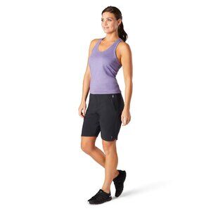 NEW SMARTWOOL women's 8" short in black Size XS